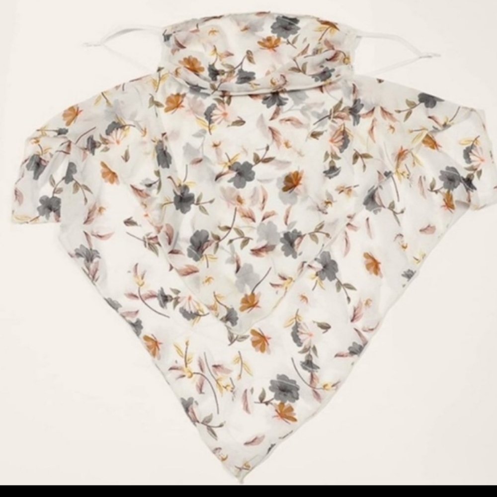 Floral Print Scarf - Picture 2 of 4